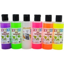 Fenix Slime Jeli ve Boraks 5 Renk Slime Jeli + 70ML Sıvı Boraks Seti Slime Malzemesi