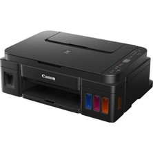 Canon G3420 Renkli Mürekkep Tanklı Yazıcı, Tarayıcı, Fotokopi, Wifi +1 Şişe Orijinal Siyah Mürekkep Hediye