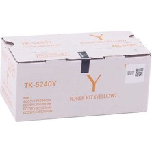 Toner Sepeti Kyocera Mita TK-5240 Muadil Sarı Toner