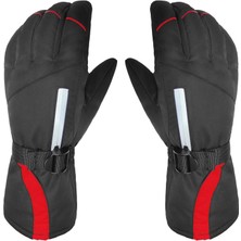 Segolike Yetişkinler Açık Hava Aktiviteleri İçin Kayak Termal Eldivenleri Snowboard Kırmızı XL (Yurt Dışından)