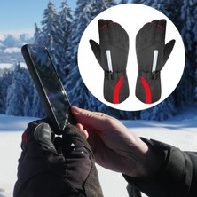 Segolike Yetişkinler Açık Hava Aktiviteleri İçin Kayak Termal Eldivenleri Snowboard Kırmızı XL (Yurt Dışından)