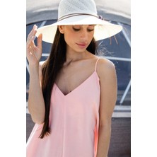 Gils Butik Askılı Somon Elbise
