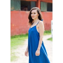 Gils Butik Boncuklu Indigo Tulum
