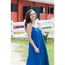 Gils Butik Boncuklu Indigo Tulum