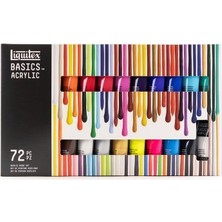 Liquitex  Basics Akrilik Boya Seti  72 Renk x 22 ml Tüp