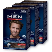 Schwarzkopf Men Perfect Saç Boyası 60 - Kahve  X 3 Adet