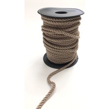 Sütlü Kahve Kordon İp 6 mm 1 mt