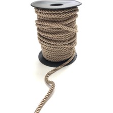 Açık Kahve Kordon İp 6 mm 1 mt