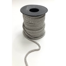 Açık Gri Kordon İp 4 mm  1 mt