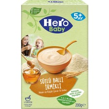 Hero Baby Kaşık Maması 200GR Sütlü Ballı Irmikli 9 Lu Set