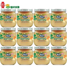 Hero Baby Kavanoz Maması 120GR Organik Kayısılı (12 Li Set)