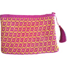 Elma El Örgüsü Wayuu Clutch Çanta