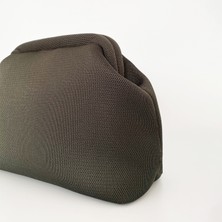 Heybes Kadın Haki Clutch El Çantası