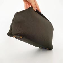 Heybes Kadın Haki Clutch El Çantası