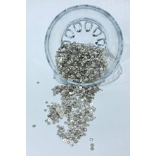 Hayalperest Boncuk Ortası Delikli Dikme Kristal Parlak Sworovski Cam Boncuk 4 No 10 gr