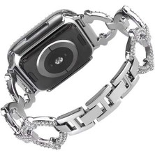 Enci Store Apple Watch 38MM Apple Watch 1, 2, 3, 4, 5, 6 ve Se Zore Krd-57 Metal Kordon