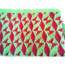 Elma El Örgüsü Wayuu Clutch Çanta