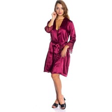 Pierre Cardin 2li Balensiz Kaplı Gecelik Sabahlık 4075