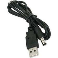 Rob Ada  USB Erkek To 5.5 x 2.1mm Dc Çevirici Kablo Mini Hoparlör Notebook Soğutucu Harici DVD USB Hub