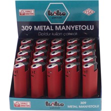 Erzi Çakmak Erzi 309 Metal Manyetolu Çakmak 25'li