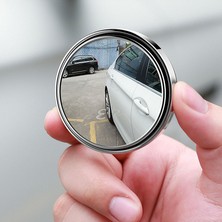 Hongtongda Store Yuvarlak Araba Dikiz Aynası 360 Görünümlü Görünür Aynalar 2 Adet (Yurt Dışından)