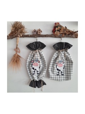 By Nihalce Kareli Poşetlik ve Ekmek Torbası