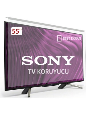Best Ekran Sony KD-55XF7077 Tv Ekran Koruyucu - Sony 55" Inç 139 cm Tv Ekran Koruyucu