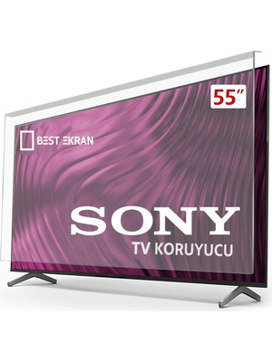 Best Ekran Sony KD-55XG8196 Tv Ekran Koruyucu - Sony 55" Inç 139 cm Ekran Kırılmaz Koruyucu