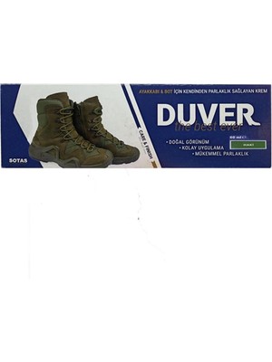 Duver Bot Ayakkabı Boyası Haki Renk 60 ml