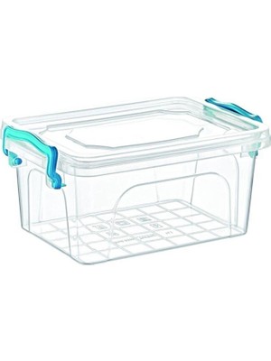 Zzn 10 lt Dikdörtgen Saklama Kabı Şeffaf Materyal ile Pratik Depolama Çözümü