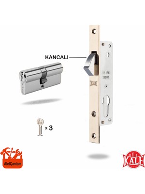 Kale 201 Silindirli Sürme Kilit Sürgülü Kapı Kilidi