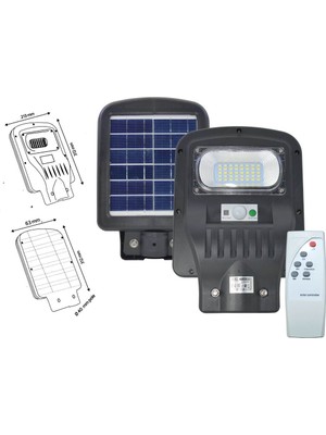 Horoz Electric Horoz 074-009-0050 Grand-50 6400k Beyaz Işık Solar Sokak Lambası Kumandalı