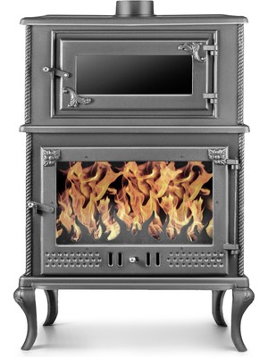 Erendemir Fırınlı Döküm Şömine Soba Es-500 F