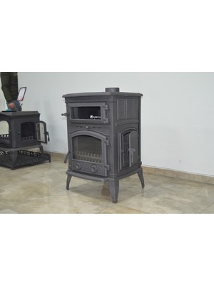 Flame Stove Fs-013YK Sirius Mega Yan Kapaklı Döküm Soba
