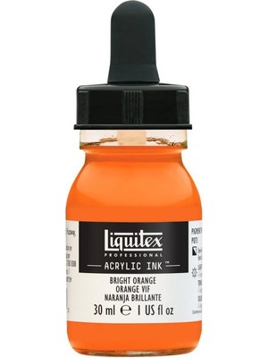 Liquitex  Professional Akrilik Mürekkep  30 ml  Bright Orange 720