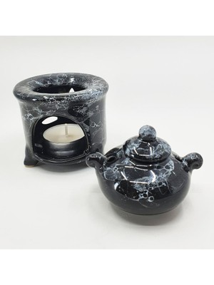 Hediye Kesesi Demlik Modelli Seramik Buhurdanlık