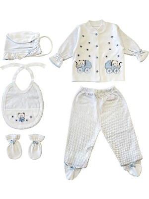 Sema Bebe 5'li Set - Açık Mavi