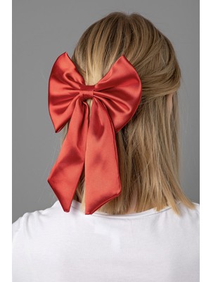 Modex Kırmızı Fiyonk Otomatik Saç Tokası