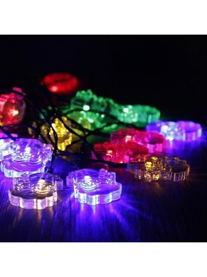 SLD Güneş Paneli ile 20 LED Güneş Dize Işıkları Su Geçirmez Peri Işık Dize (Yurt Dışından)