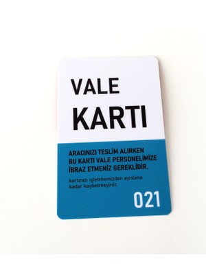 Part Vale Kartı 20 Adet