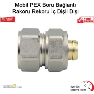 OKÇU KARDEŞLER YAPI MARKET Mobil Pex Boru Bağlantı Rakoru Rekoru Iç Dişli Dişi 1/2*16 mm