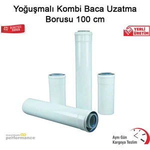 OKÇU KARDEŞLER YAPI MARKET Yoğuşmalı Kombi Baca Uzatma Borusu 100 cm