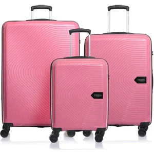 FSVLZYPP1138-SET Gül Unisex 3 Lü Set Bavul