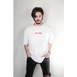 Guns N Roses Minimal Ön Arka Baskılı Yazılı Özel Tasarım Oversize Unisex Tişört