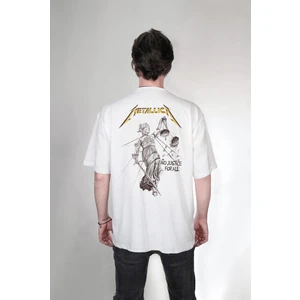 Metallica Justice For All Ön Sırt Albüm Tasarım Baskılı Oversize Unisex Tişört