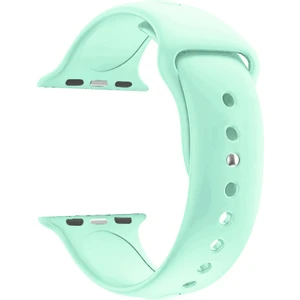 Apple Watch Seri 4 5 6 Için 44 mm Small Beden(S/m Size) Spor Silikon Kordon(54 Farklı Renk) Su Yeşili