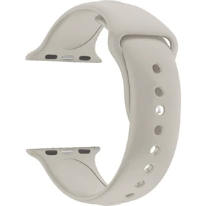 Apple Watch Seri 4 5 6 Için 40 mm Small Beden(S/m Size) Spor Silikon Kordon(54 Farklı Renk) Krem