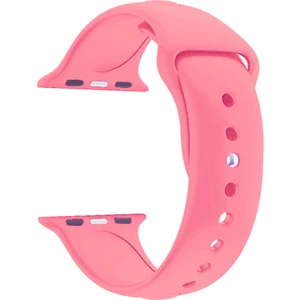Apple Watch Seri 4 5 6 Için 40 mm Small Beden(S/m Size) Spor Silikon Kordon(54 Farklı Renk) Şeker Pembe