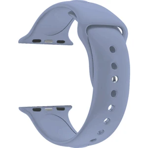 Apple Watch Seri 1 2 3 Için 42 mm Small Beden(S/m Size) Spor Silikon Kordon(54 Farklı Renk) Koyu Lavanta