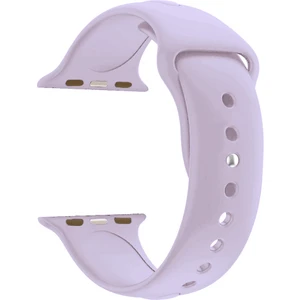 Apple Watch Seri 1 2 3 Için 42 mm Small Beden(S/m Size) Spor Silikon Kordon(54 Farklı Renk) Lila